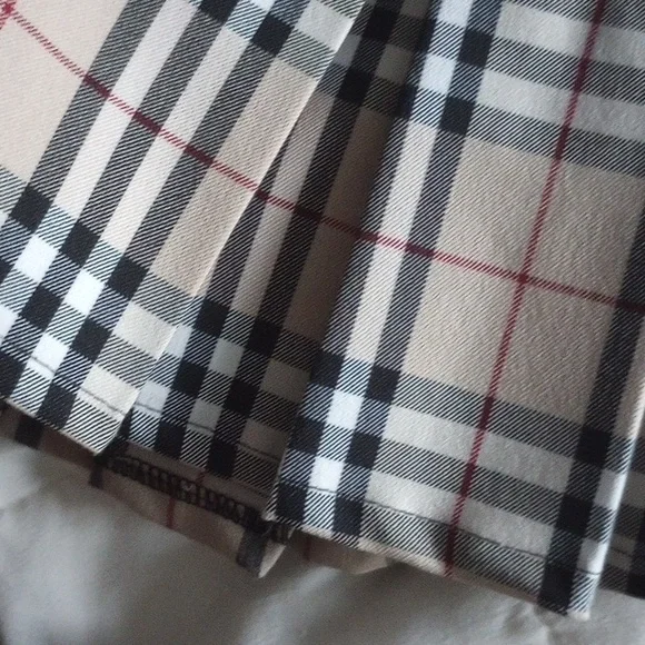vintage plaid pleated mini skirt - Picture 4 of 4